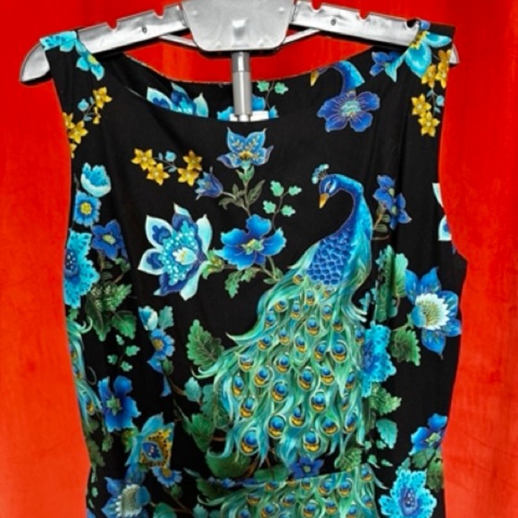 Heart of Haute Monique Peacock Royale Dress – Size 3X - Picture 3 of 10